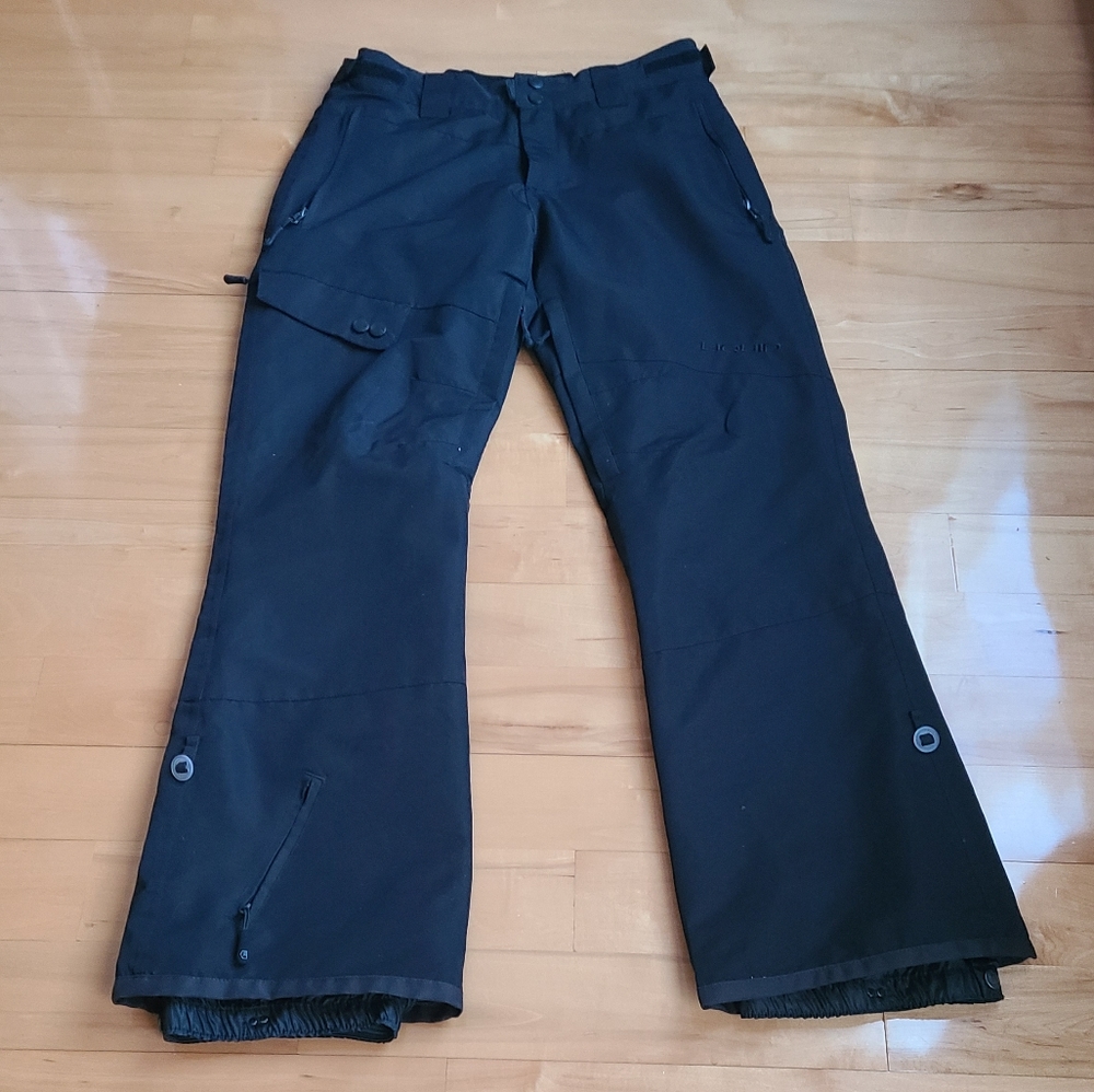 Winter black sport pants